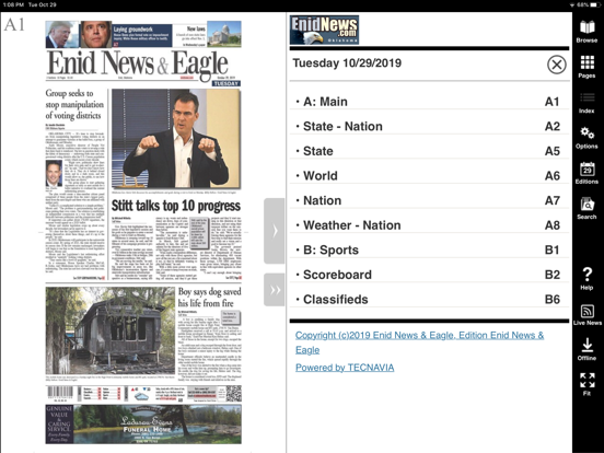 Enid News and Eagle iPad screenshot 4 - News app