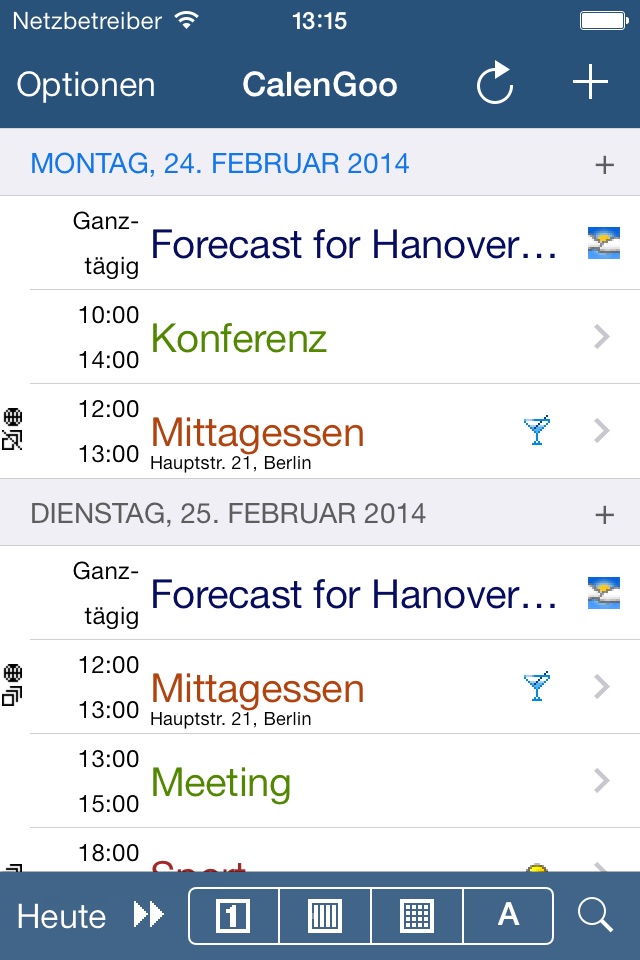 CalenGoo Calendar screenshot 4