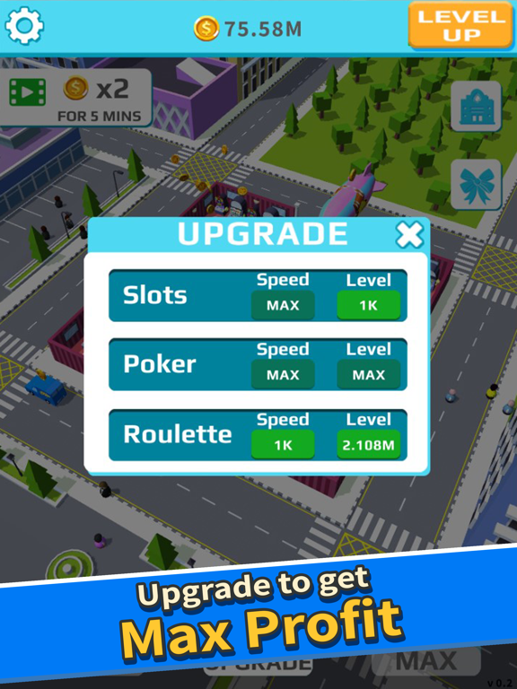 Idle Casino King iPad screenshot