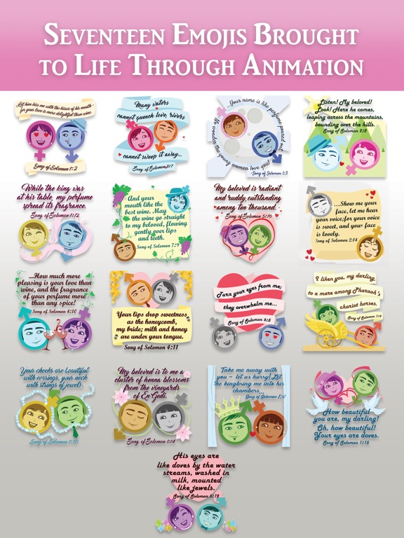Song of Solomon Bible Emojis iPad screenshot 9 - Lifestyle app