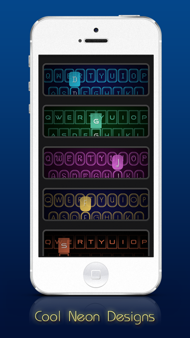 Screenshot #2 pour Neon Keyboard Pro