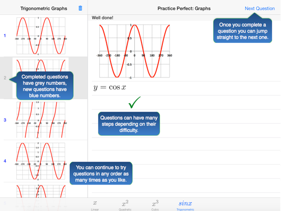 Screenshot #5 pour Practice Perfect Graphs