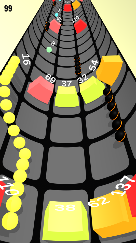#4. Rolly Snake Vs Vortex Block (iOS) By: 广杰 周