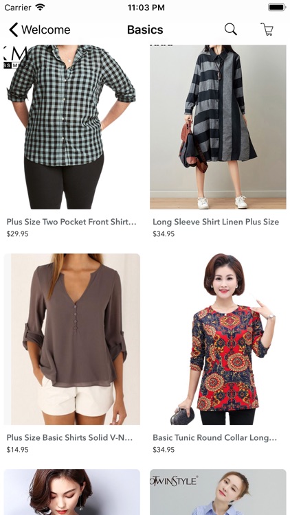 plus size clothing app