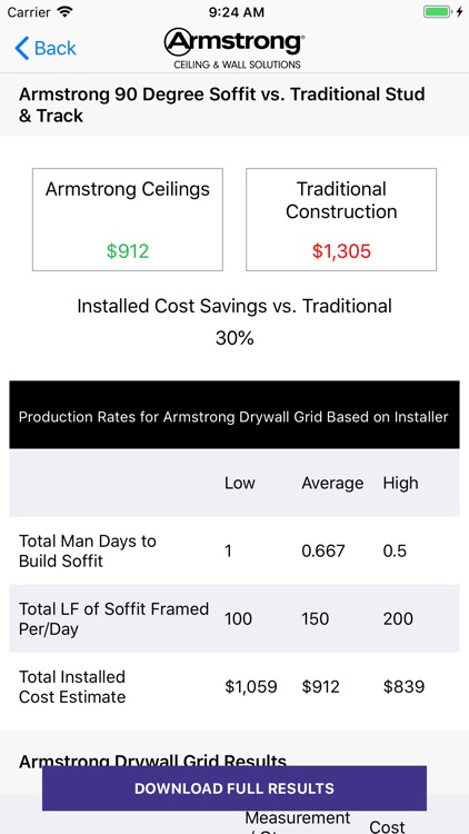 AWI Savings Calculator