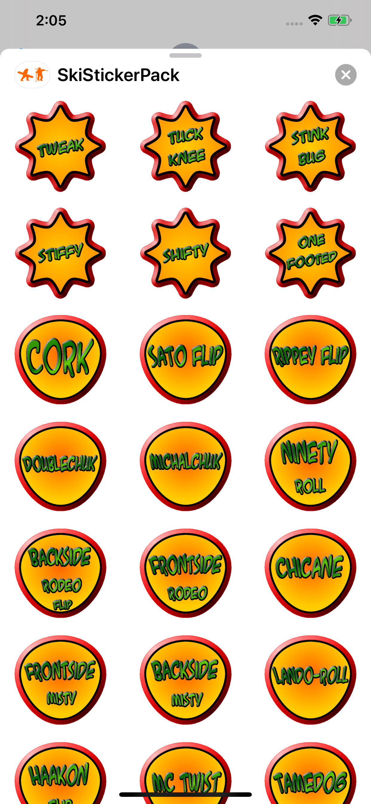 Ski Stickers screenshot 8