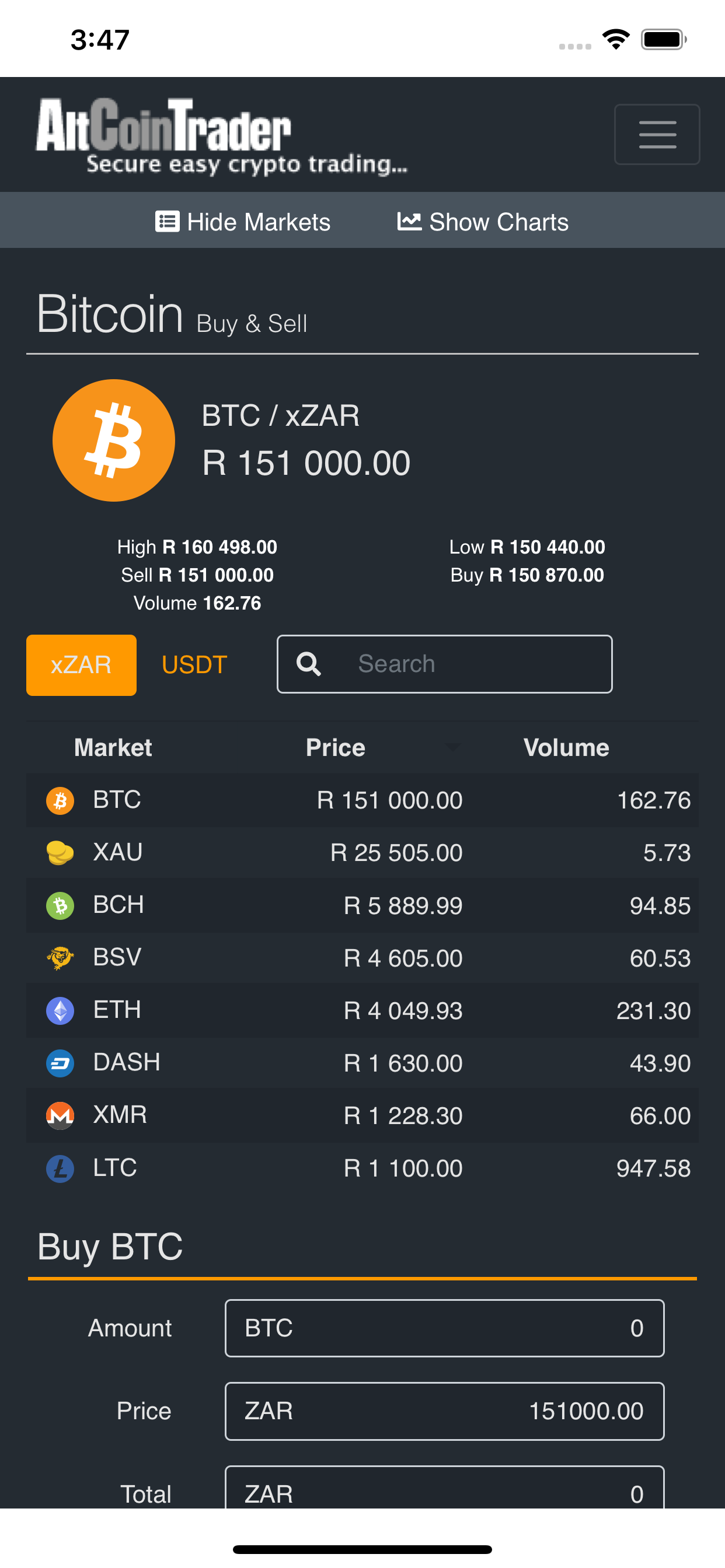 AltCoinTrader - Bitcoin Crypto