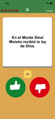 Skærmoptagelse 2 Verdadero o Falso (Biblico) iphone