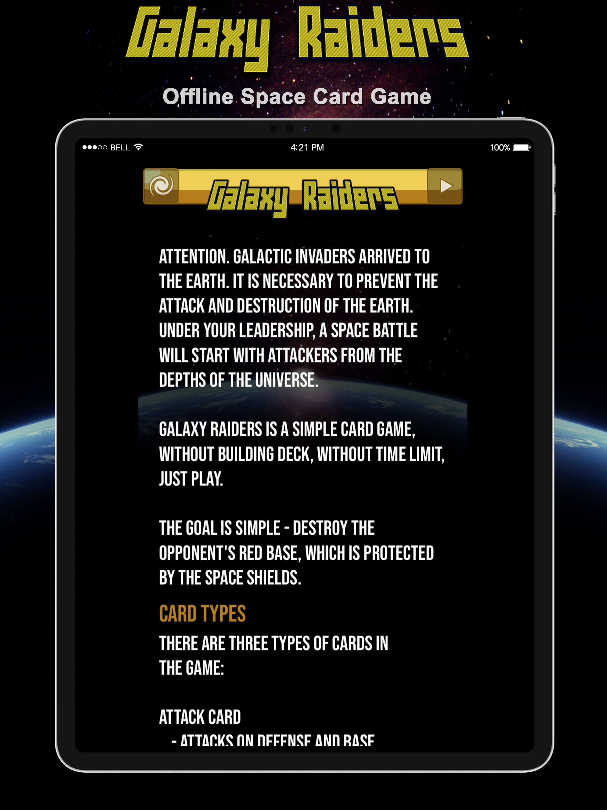Galaxy Raiders - space cards screenshot 16