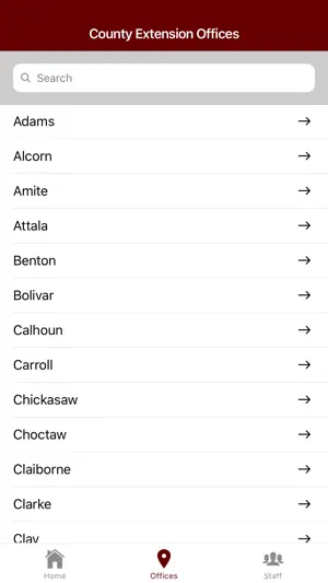 MSUES Directory screenshot 2