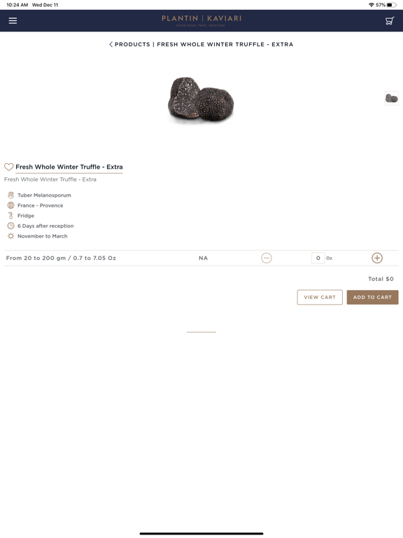 Plantin Kaviari iPad screenshot 3 - Food & Drink app