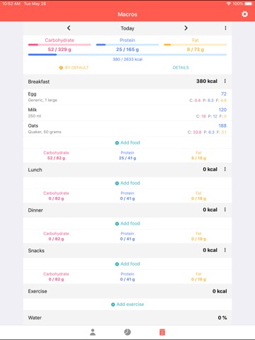 Macros - Calorie Counterのおすすめ画像1