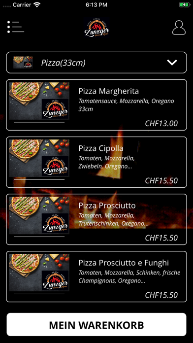 Zunzger Pizzeria screenshot 2