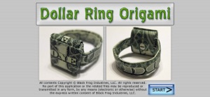 Dollar Ring Origami screenshot #1 for iPhone