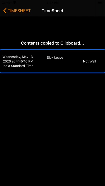 TimeSheet Tracking screenshot-6