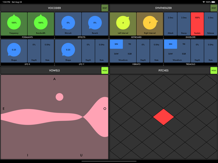 Howl A formant synthesizer