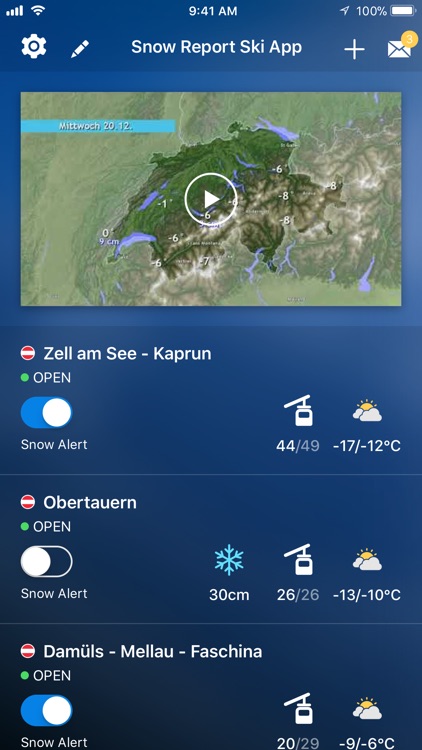 Snow Report Ski App