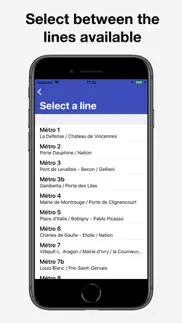 mon Écran — paris schedules &+ iphone screenshot 3