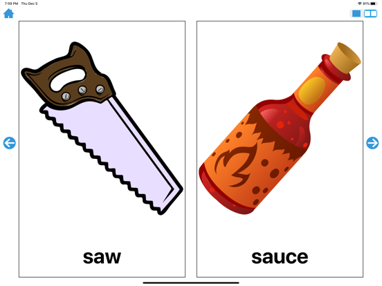 Minimal Pairs/Final Consonants iPad screenshot 8 - Education app