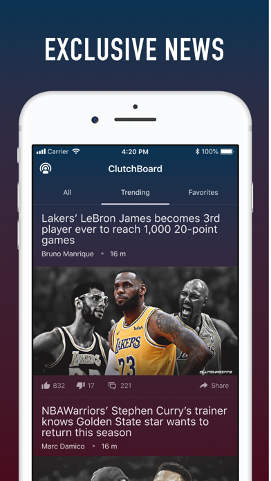 ClutchPoints - Unlock Your Sports World screenshot