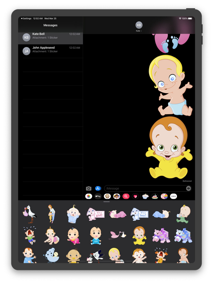 Baby Stickers and Emojis