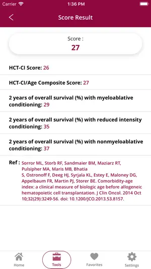 Hematology app screenshot 4