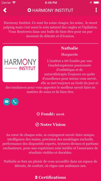 HARMONY Institut screenshot-3