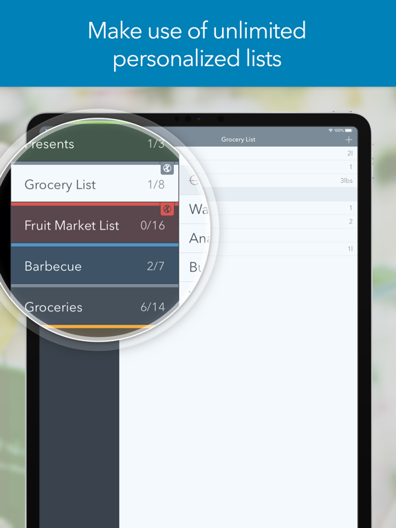 MyGrocery Shopping List iPad screenshot 3 - Shopping app