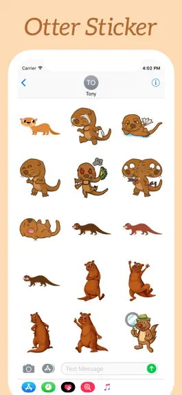 Game screenshot Funny Otters Stickers mod apk