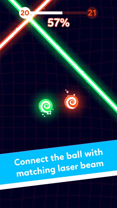 Screenshot #2 pour Balls VS Laser: jeu de réflexe