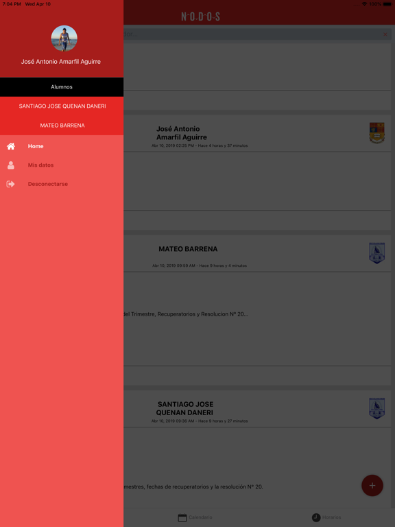 Nodos App iPad screenshot