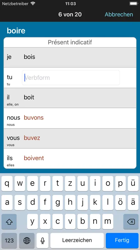 Französisch: Verben & Formen screenshot 7 of 8