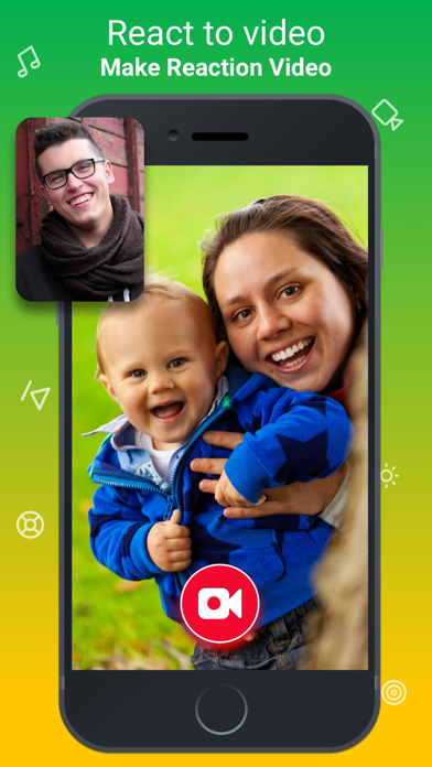 Screenshot #1 pour Reaction Cam Vlog Video Maker