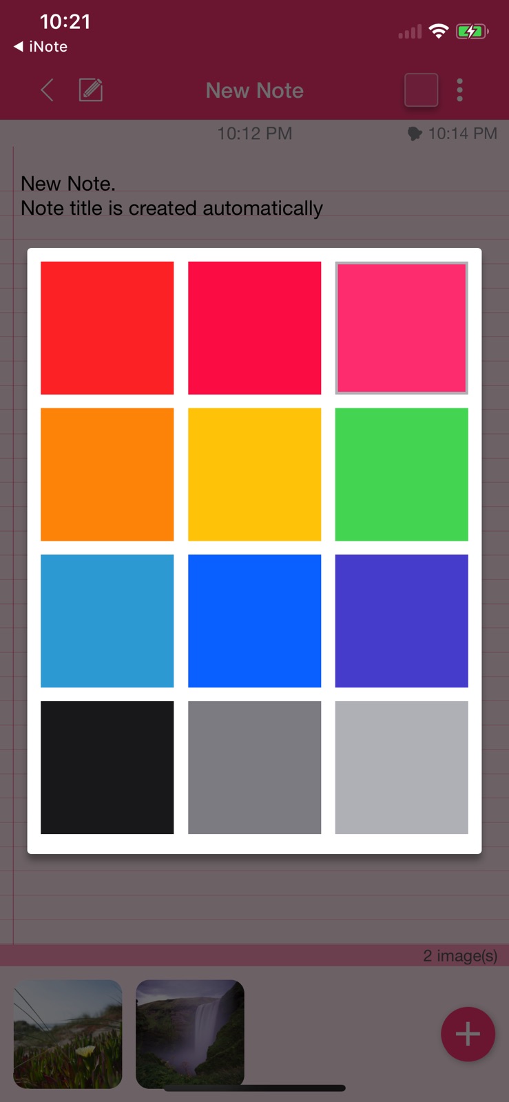 iNote - Sticky Note by Color iphone screenshot 4