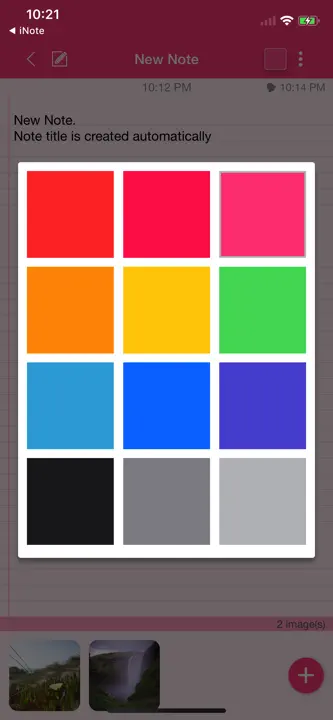iNote: Screenshot 4 von 5