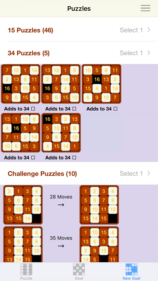#3. 15 Puzzle Plus - 3 games in 1 (iOS) By: Gilbert Hansen
