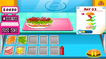 Go Fast Cooking Sandwiches Screenshot