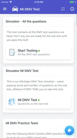 Game screenshot MI DMV Test hack