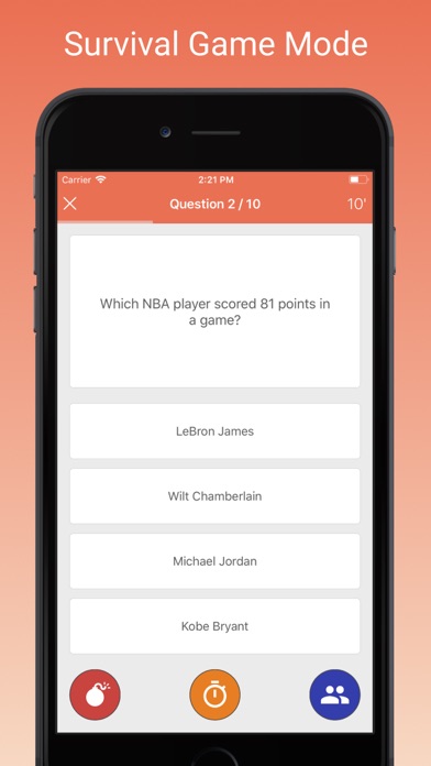 NBA Fan Quiz Screenshot