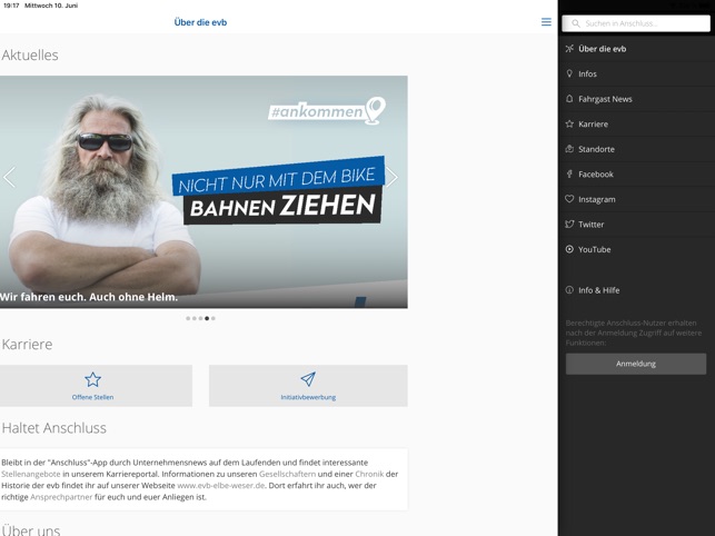 eine anschluss app