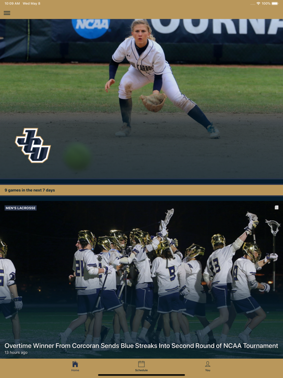 John Carroll Athletics iPad screenshot 1 - Sports app
