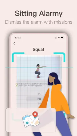 Game screenshot Sitting Alarmy: Alarm Clock apk