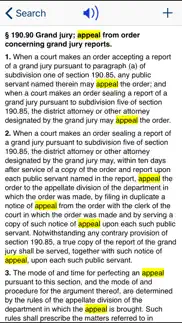 ny criminal procedure law 2024 iphone screenshot 3