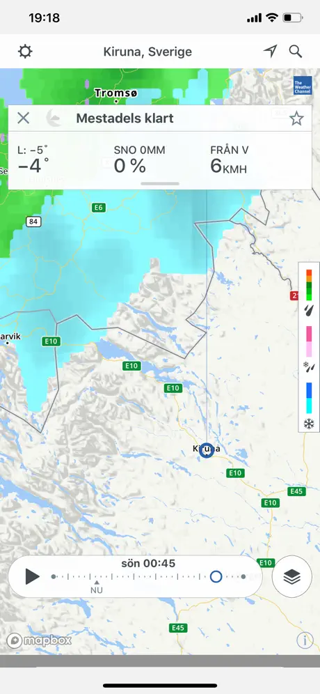 Storm Radar: Väderkarta