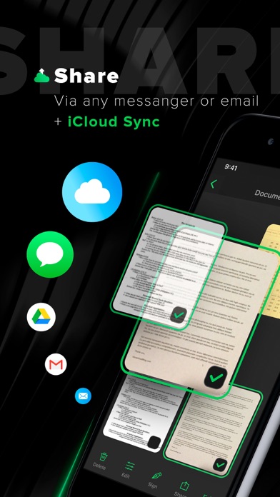 e-Scan: PDF Docs Scanner Appのおすすめ画像5