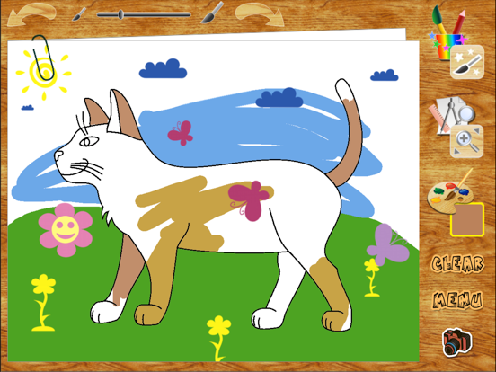 Coloring Book Jungla HD app screenshot