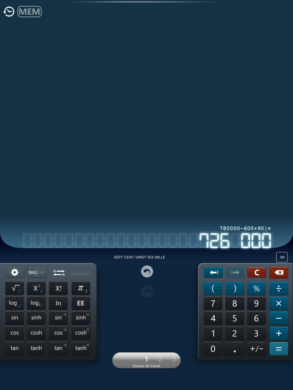 Screenshot #4 pour Calculatrice HD+