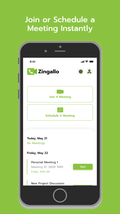 Screenshot #2 pour Zingallo Live Meeting App