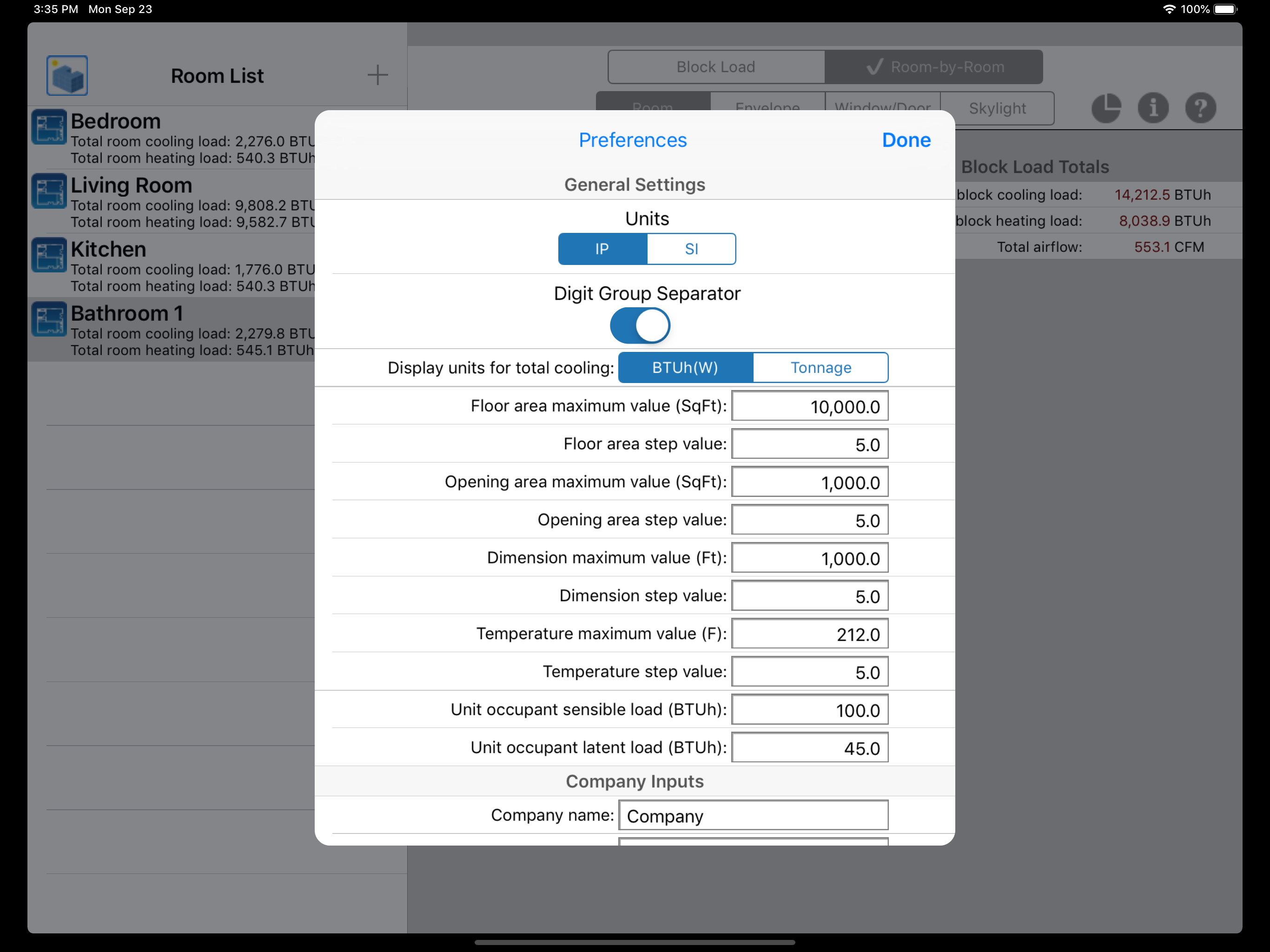 HVAC Residential Load Calcs HD screenshot 10