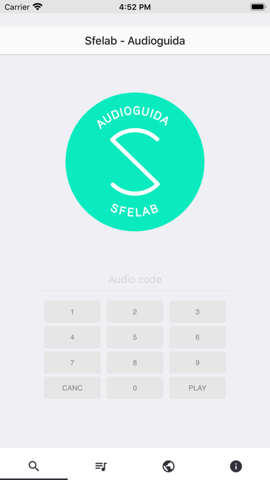 Screenshot #3 pour Audioguida Sfelab